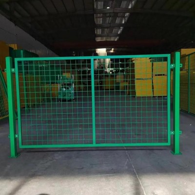 仓库车间隔离防护围栏网厂家现货直供浸塑车间隔离网